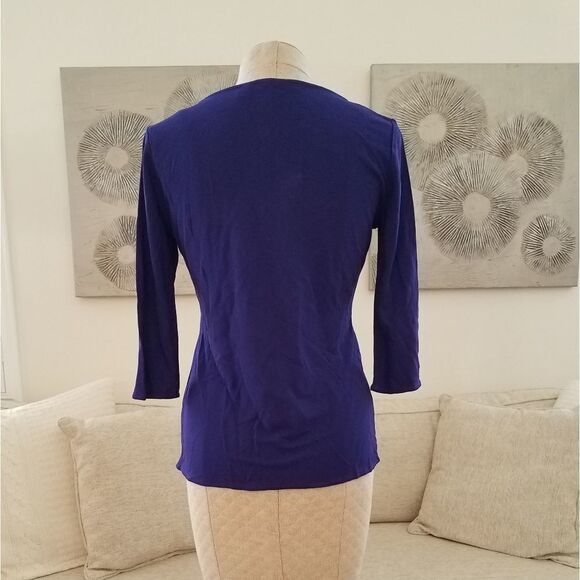BOSS Epina Purple Top sz Small. - Picture 5 of 7